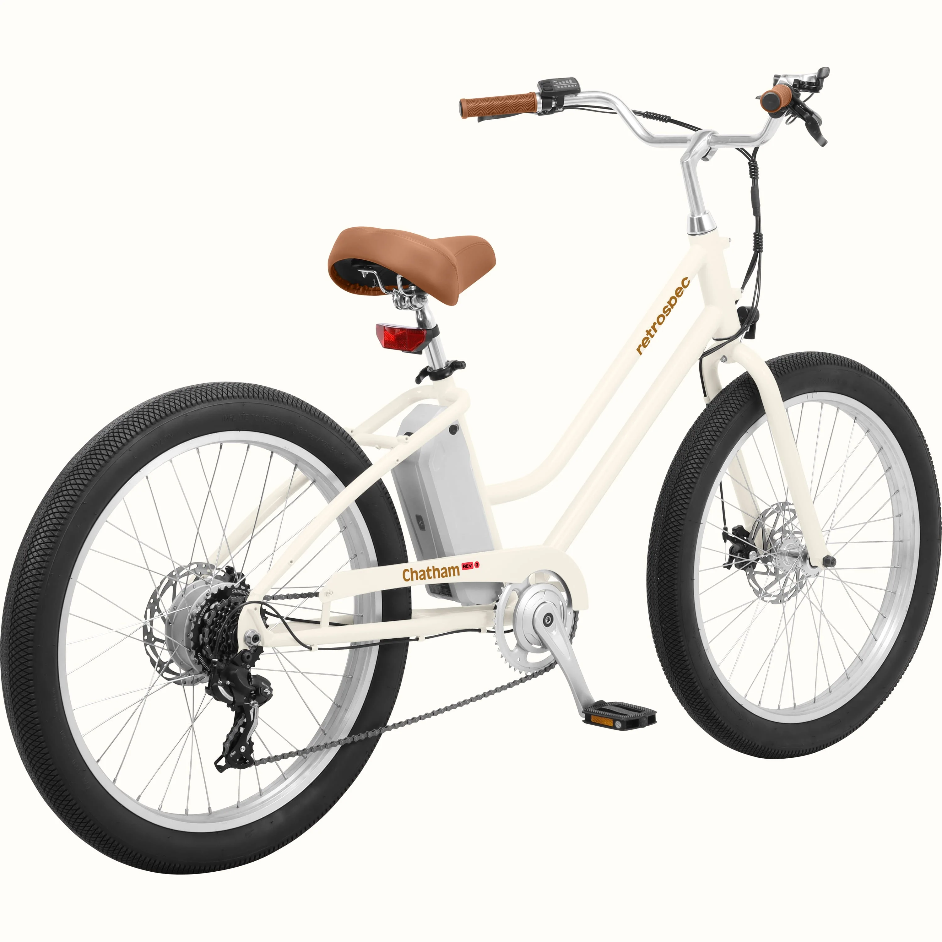 Chatham Rev 3 Beach Cruiser Electric Bike - Step Through - Image 10