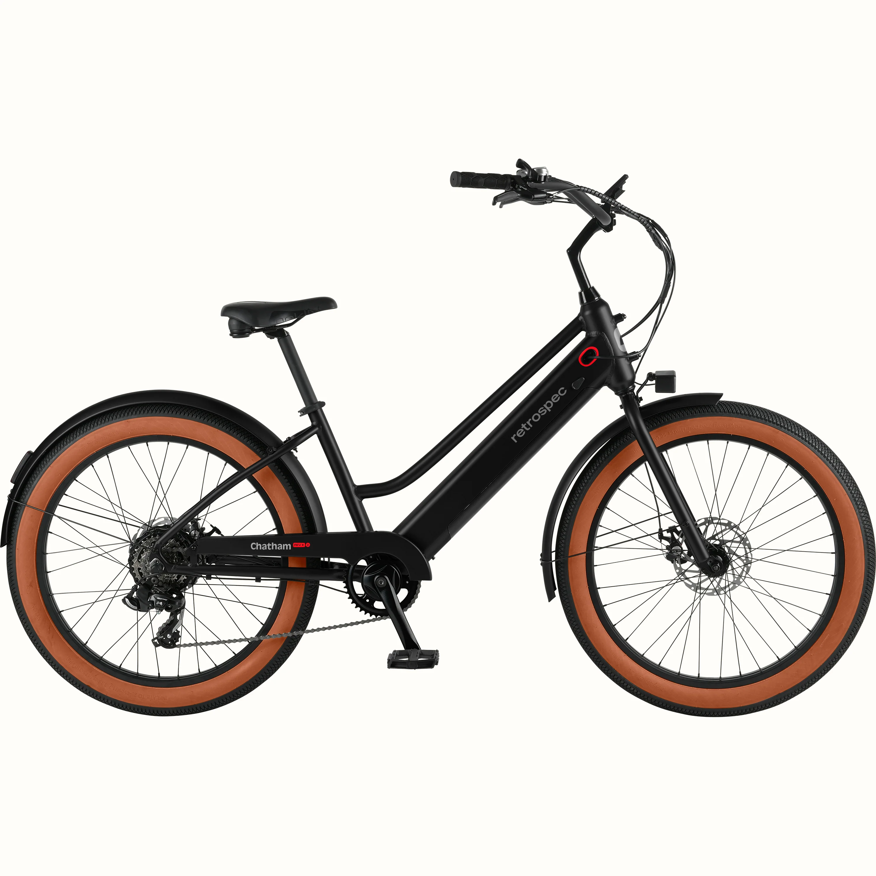 Chatham Rev+ 2 Beach Cruiser Electric Bike - Step Through - Image 13