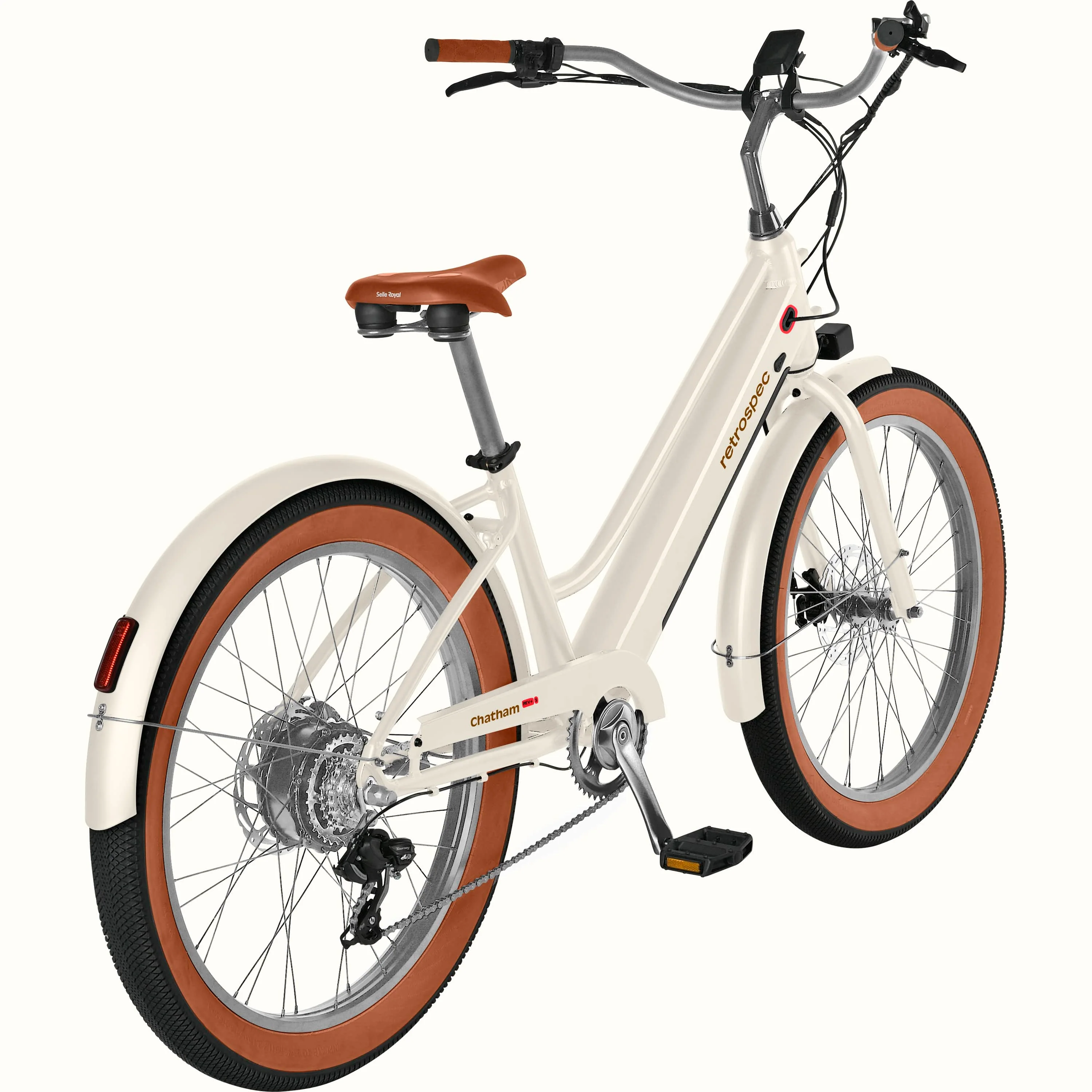 Chatham Rev+ 2 Beach Cruiser Electric Bike - Step Through - Image 5
