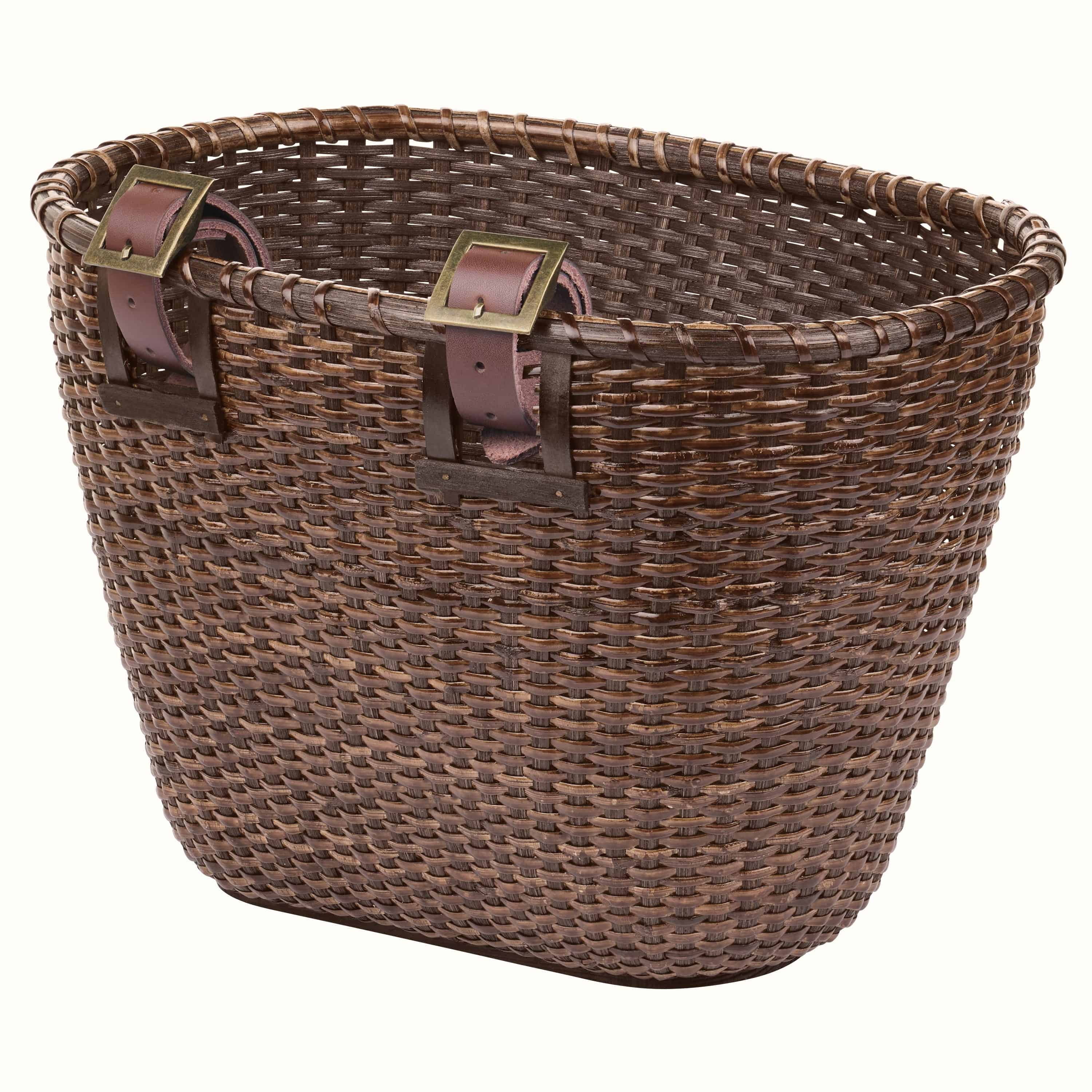 Dreamcatcher Handwoven Cane Bike Basket - Image 3