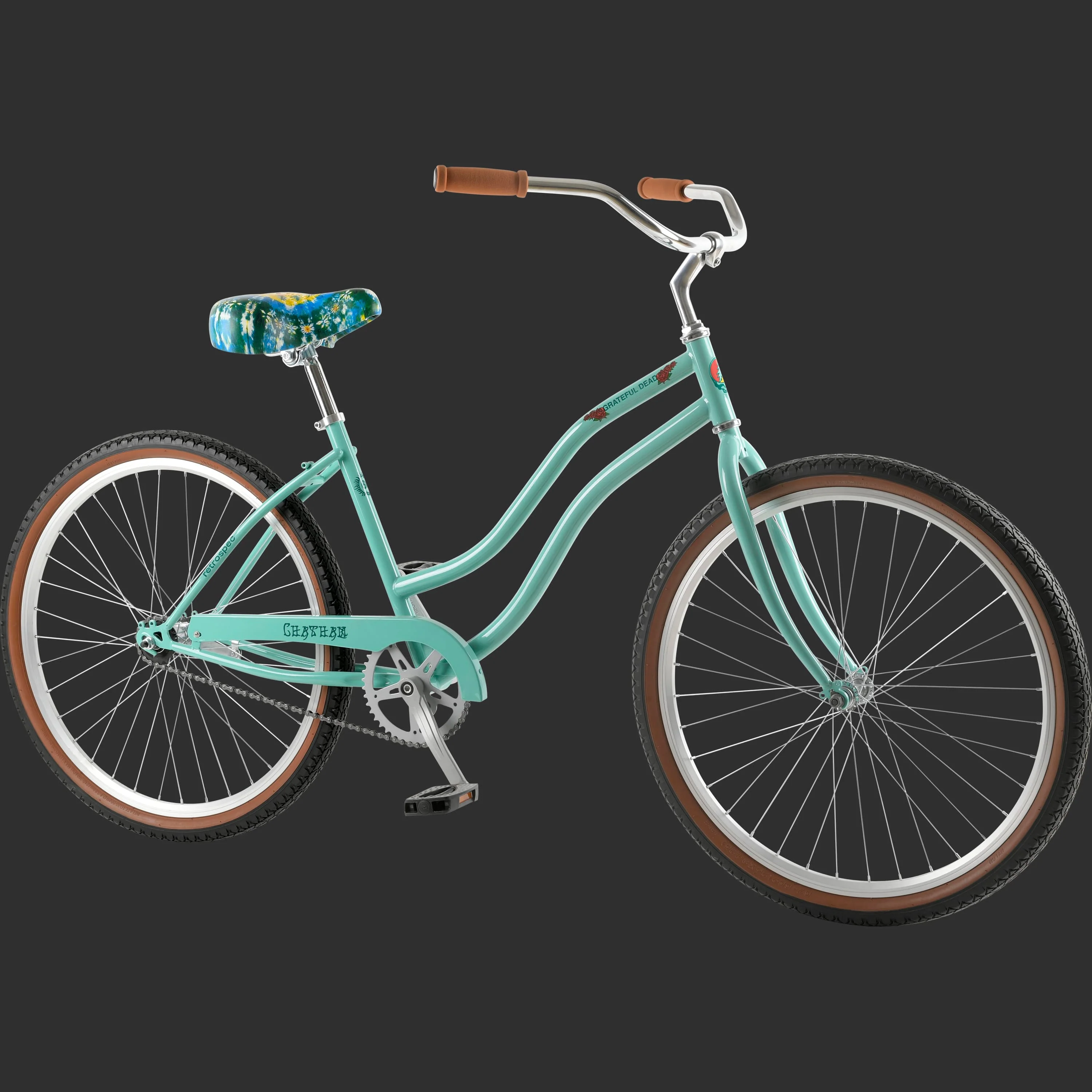 Grateful Dead Chatham Beach Cruiser Bike - Step Through Single Speed - Image 3